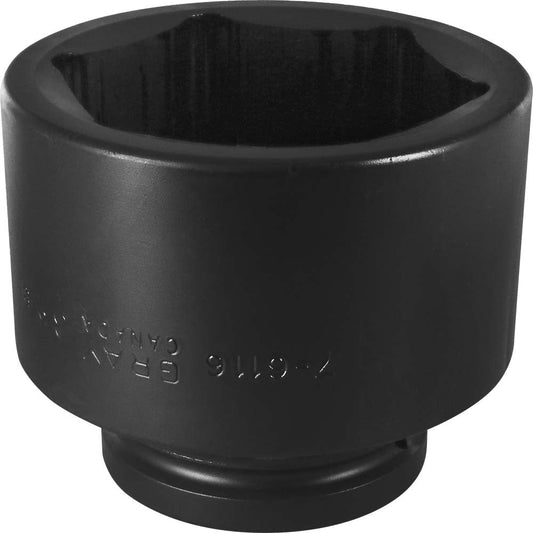 Impact Socket - 1" Drive - 3-5/8" - 6 PT