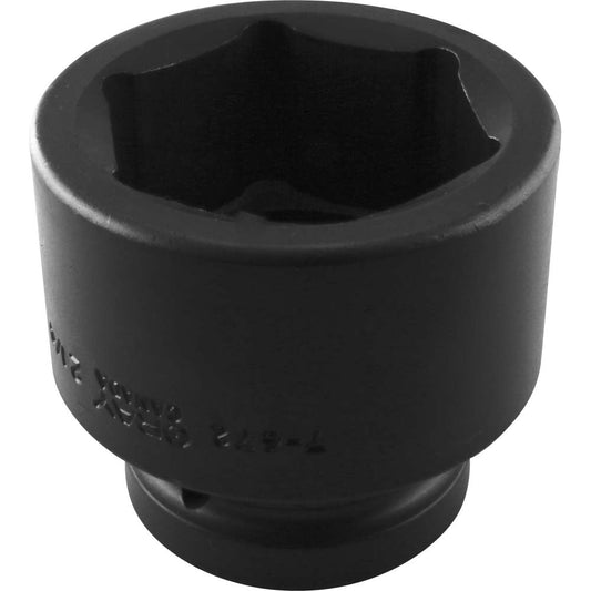 Impact Socket - 1" Drive - 2-1/4" HEX - 6 PT