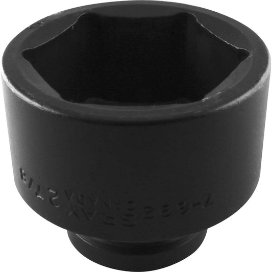 Impact Socket - 1" Drive - 2-7/8" HEX - 6 PT