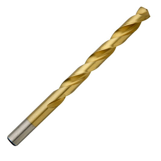 Tin-Coated Heavy Duty Drill - 25/64 Inch for High-Strength Drilling