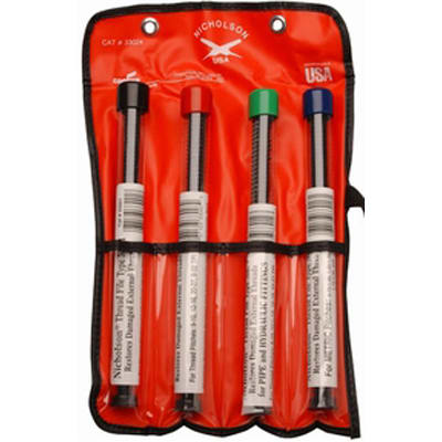 Apex Tool Group Mfr. 33024 Nicholson, Thread Restoring File Set, Pouch