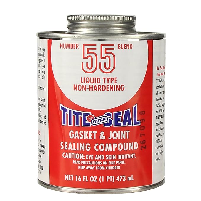 TiteSeal, composé d'étanchéité pour joints et joints n° 55, 16 oz