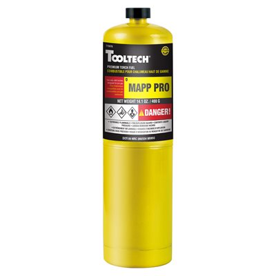 Tooltech, HAZ MAPP Gas Hand Torch Cylinder 14.1oz