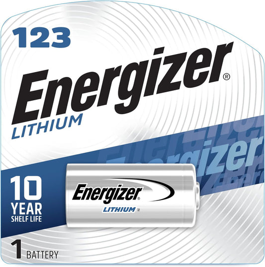 Energizer 123 Lithium Batteries (1 Pack) 3V Photo Batteries