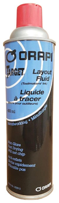 Target Layout Fluid, Aerosol Can, Blue, 12 oz.