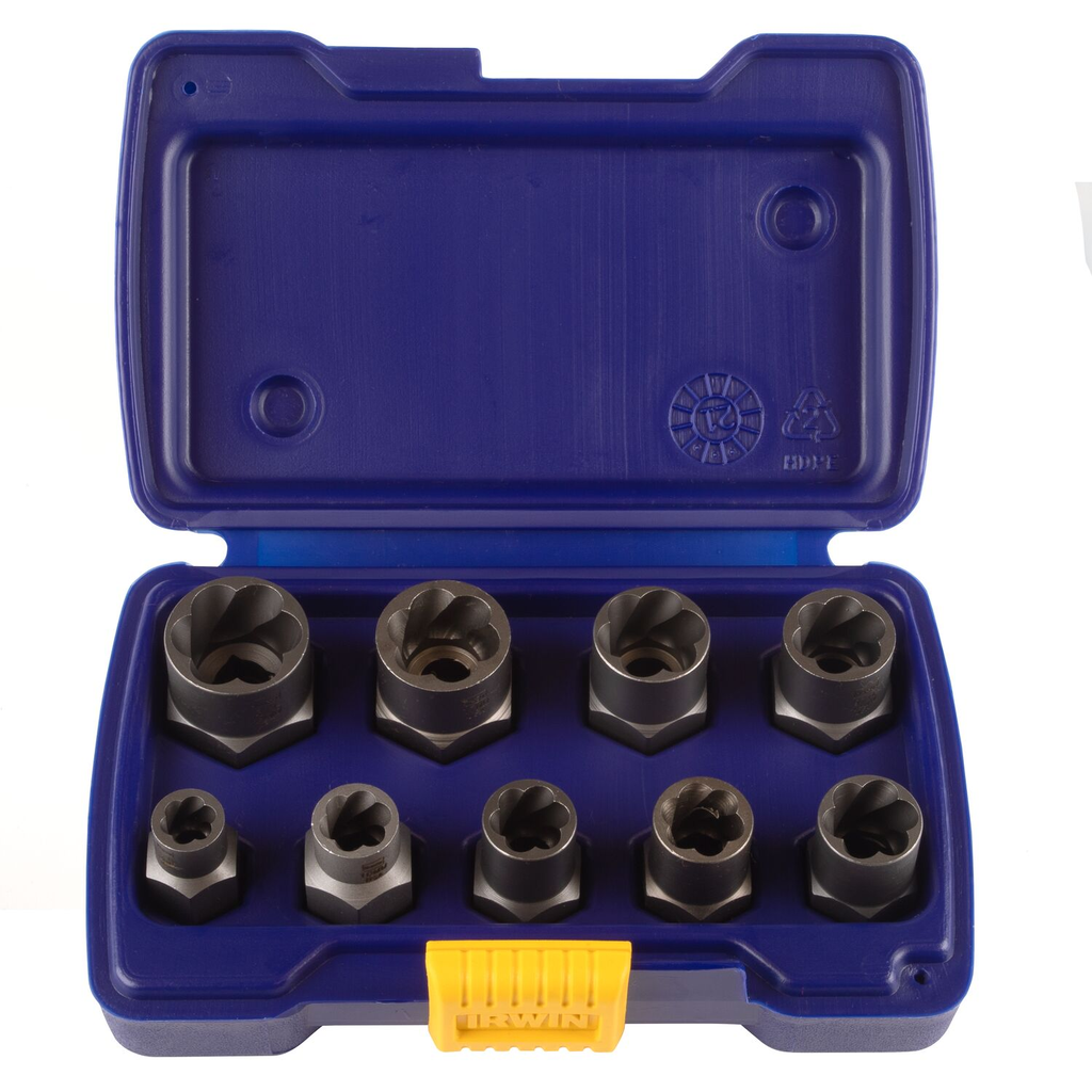 IRWIN Bolt Extractor Set, Metric, 9-Piece