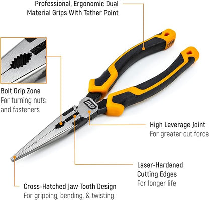 Gearwrench 6-Piece Pitbull Dual Material Mixed Plier Set - 82204C