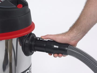 16 Gallon Stainless Steel Wet/Dry Vac With Cart 1610RV