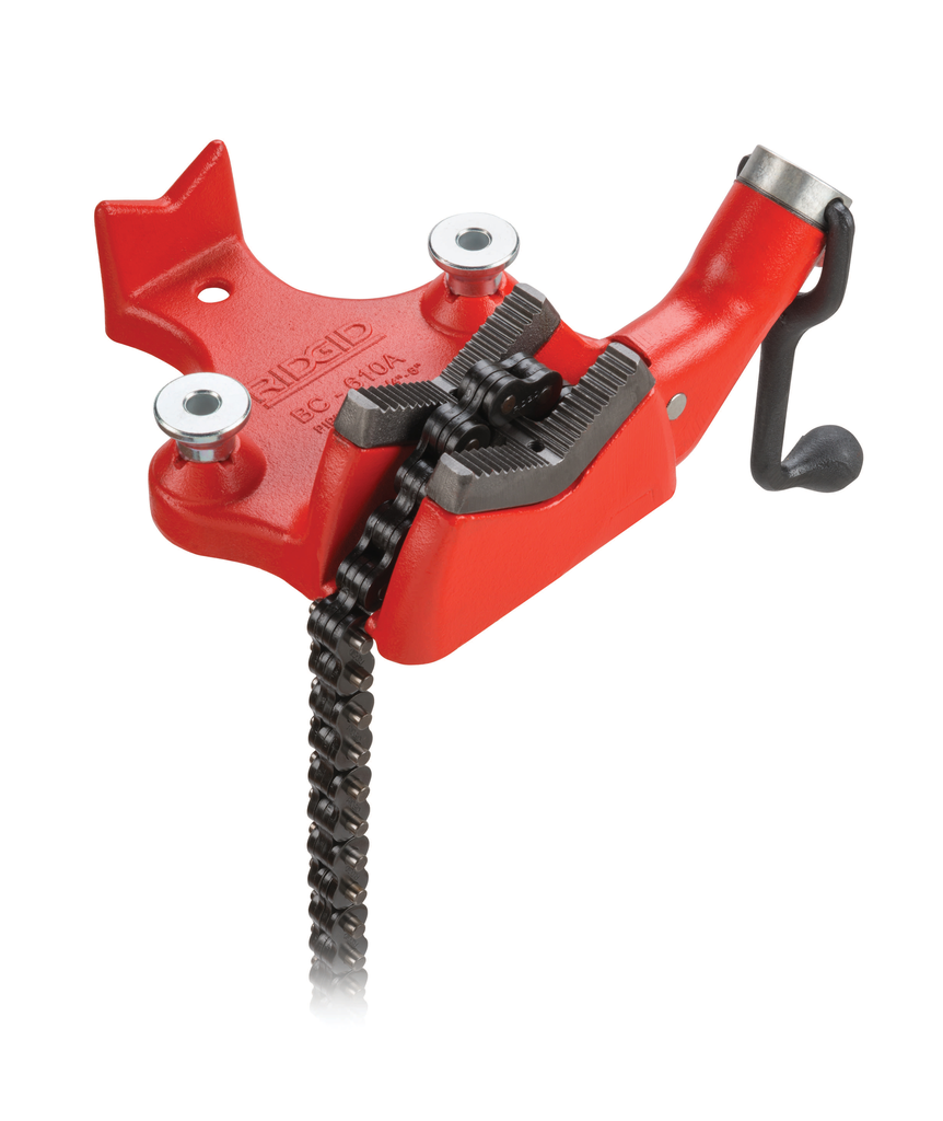 RIDGID 40215 (BC810A) 1/2"–8" Top-Screw Bench Chain Vise