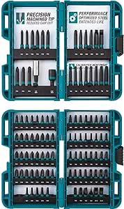 Makita E-00038 ImpactX 100 Pc. Driver Bit Set - Precision-Machined for Superior Performance