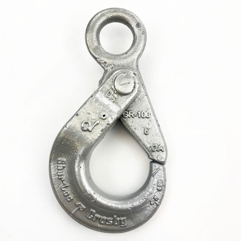 Crosby® S-1316 SHUR-LOC® Eye Hook with Positive Locking Latch, Forged Alloy Steel, D, 6mm