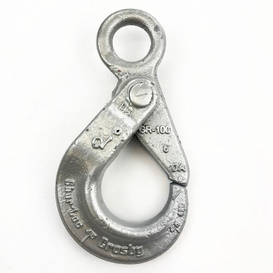 Crosby® S-1316 SHUR-LOC® Eye Hook with Positive Locking Latch, Forged Alloy Steel, D, 6mm