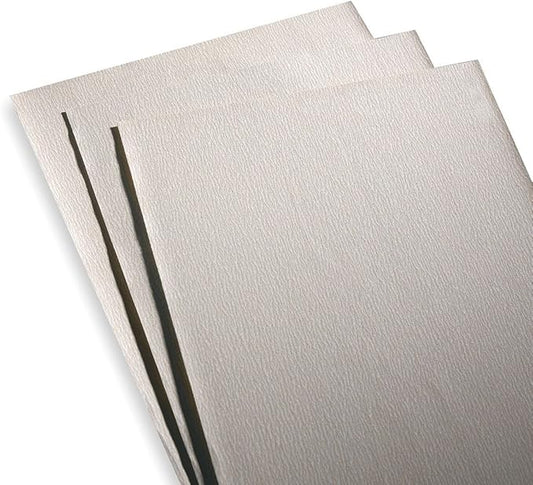 Feuille de ponçage revêtue de conditionnement de surface en oxyde d'aluminium P100 Grain 11 po de long 9 po de large