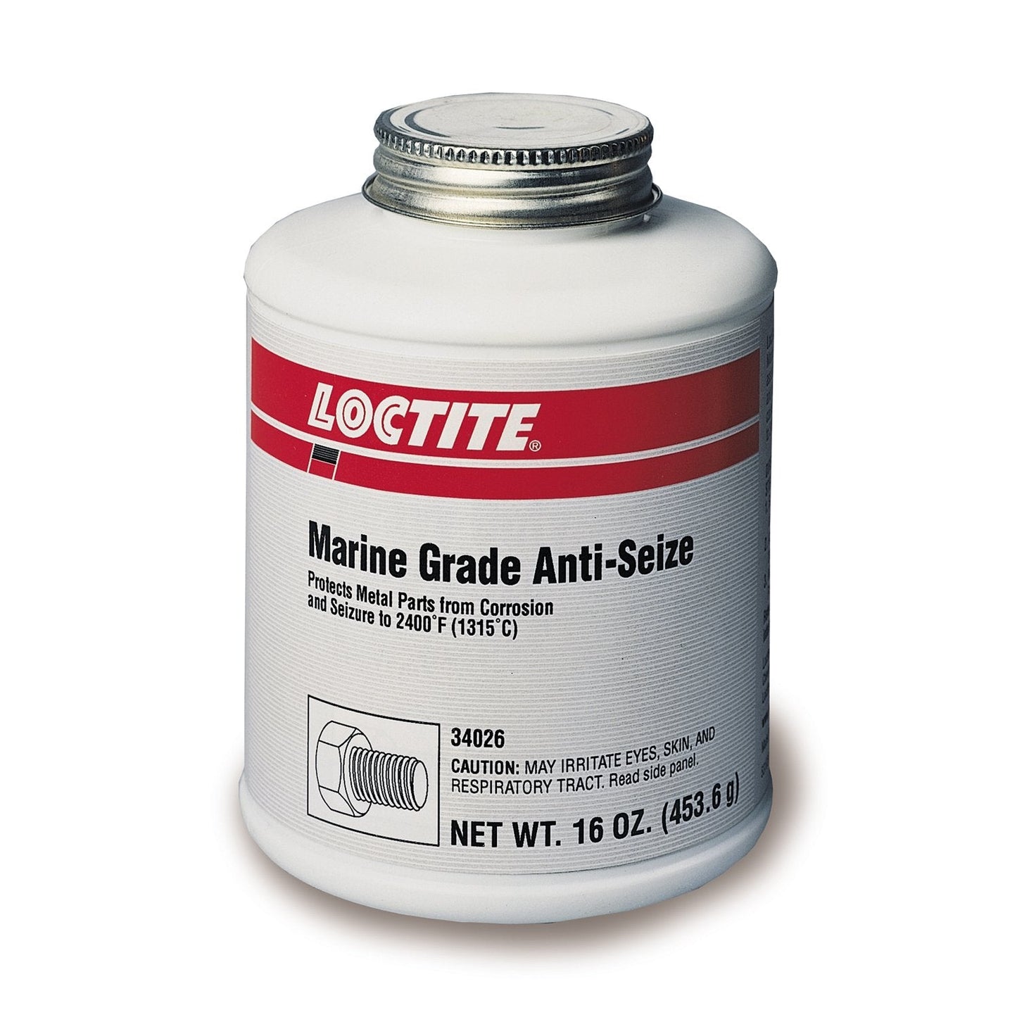 Marine Grade Anti-Seize, 16 oz Net Weight, Brush Top