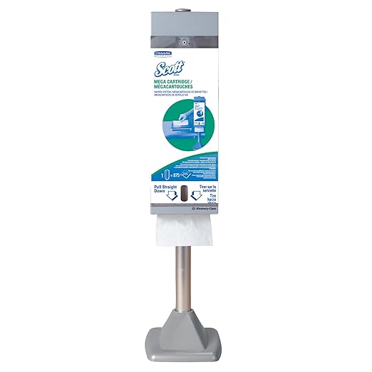 Kit de montage sur poteau pour système de serviettes Scott® MEGACartridge (09135), gris (quantité 1)