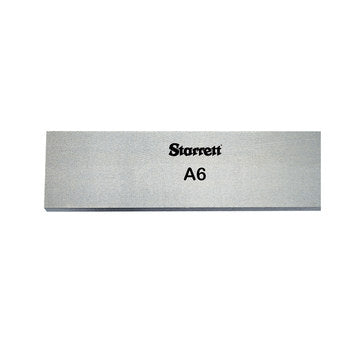 Acier à outils Starrett 344 A6 durci à l'air, rectifié avec précision, 1" de largeur x 36" de longueur x 3/32" d'épaisseur