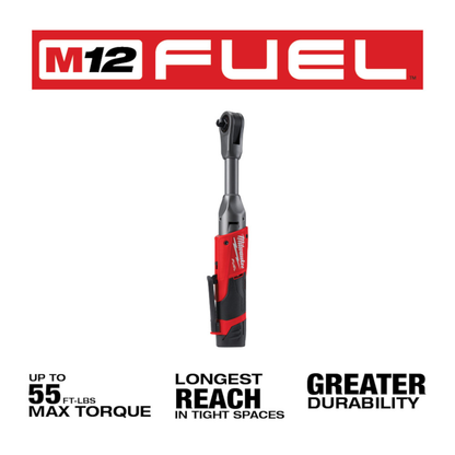 M12 FUEL™ 3/8 In. Extended Reach Ratchet 1 Battery Kit
