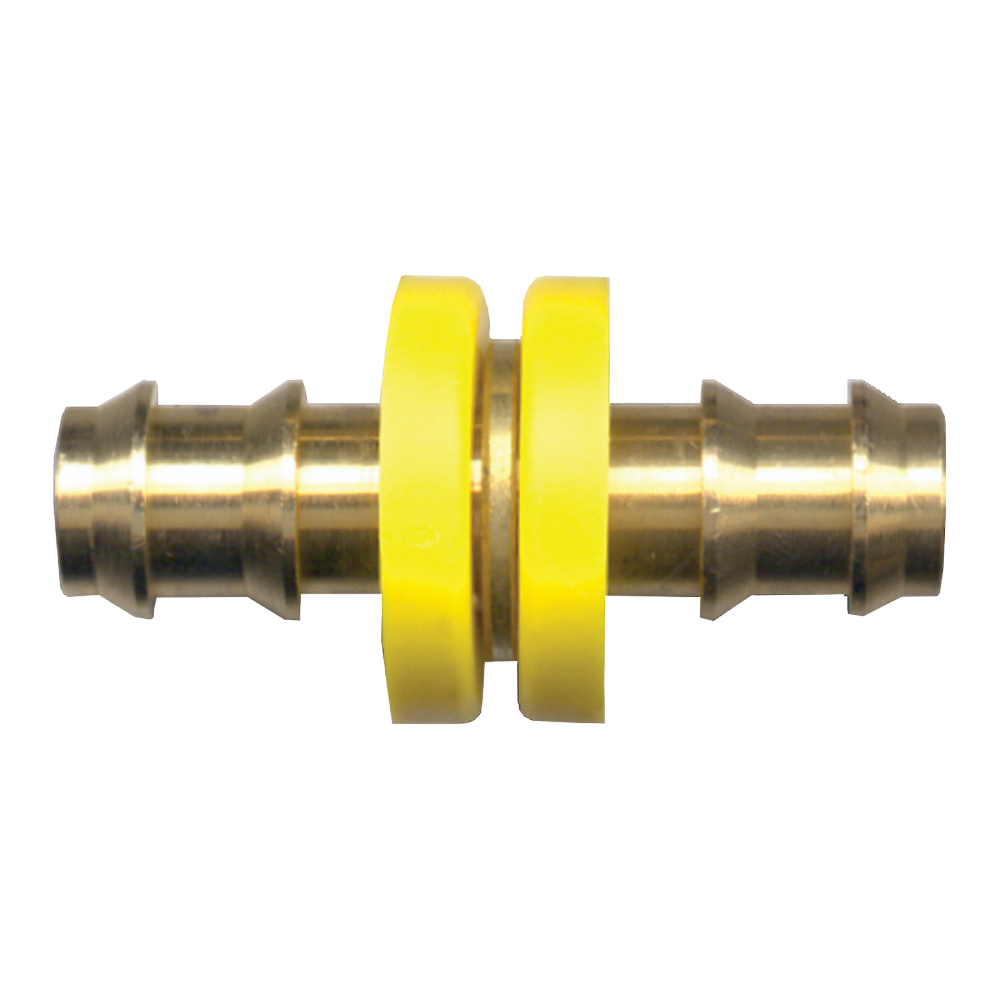 Hose Splicer Grip-Tite Hose Barb, Brass, 1/2 ID
