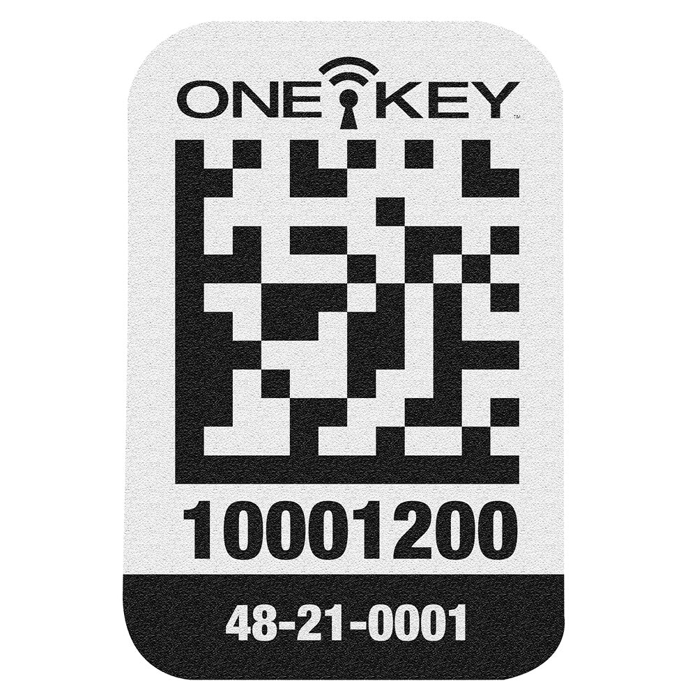 One-key™ Asset id Tag-small Plastic Surface
