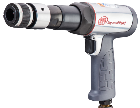 Vibration Reduced Long Barrel Air Hammer, 2530 BPM, 3-1/2" Stroke, Round Shank