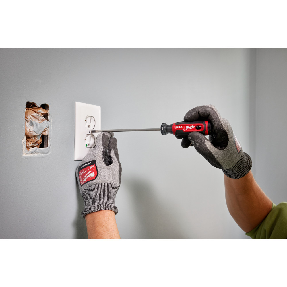 3/16" Cabinet 8" Cushion Grip Screwdriver