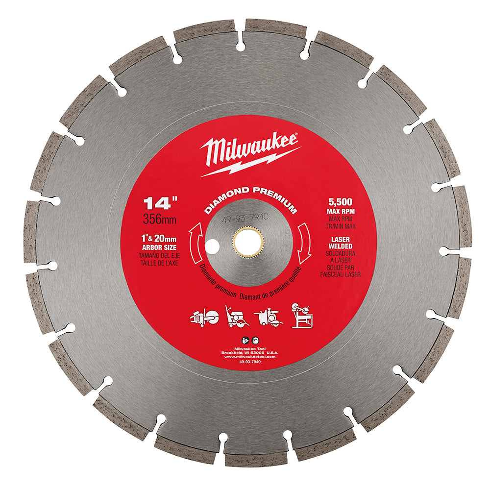 Diamond Premium Segmented 14" Blade