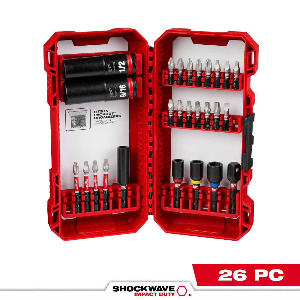 26PC SHOCKWAVE™ Impact Duty Drive and Fasten Set