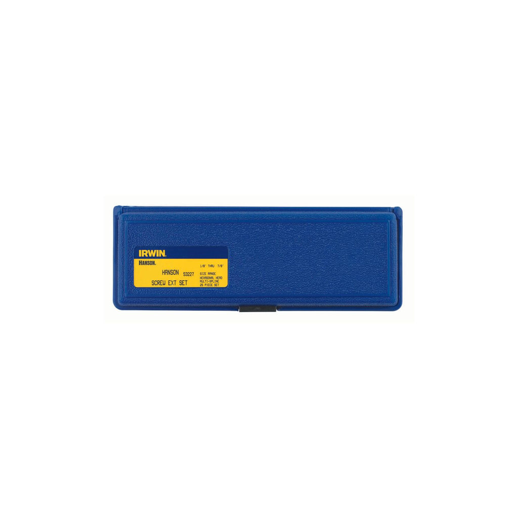 IRWIN Hex Head Multi-Spline Screw Extractors 532 Series Plastic Case Sets