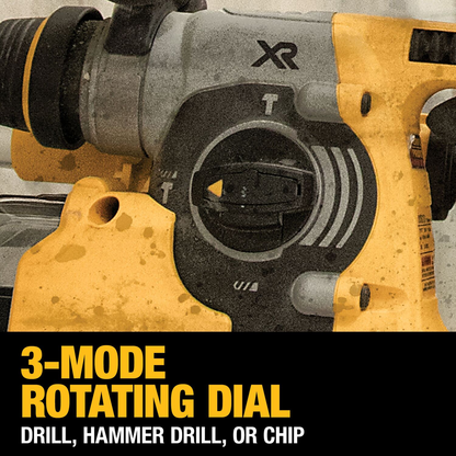 DEWALT 20V MAX* XR Brushless Cordless 1 In. SDS PLUS L-Shape Rotary Hammer (Tool Only)