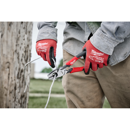 9" Lineman's Comfort Grip Pliers W/ Thread Cleaner