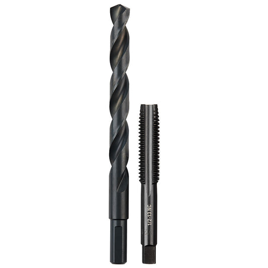 1/2"-13 nc Straight Flute Plug Tap & 27/64" Drill Bit