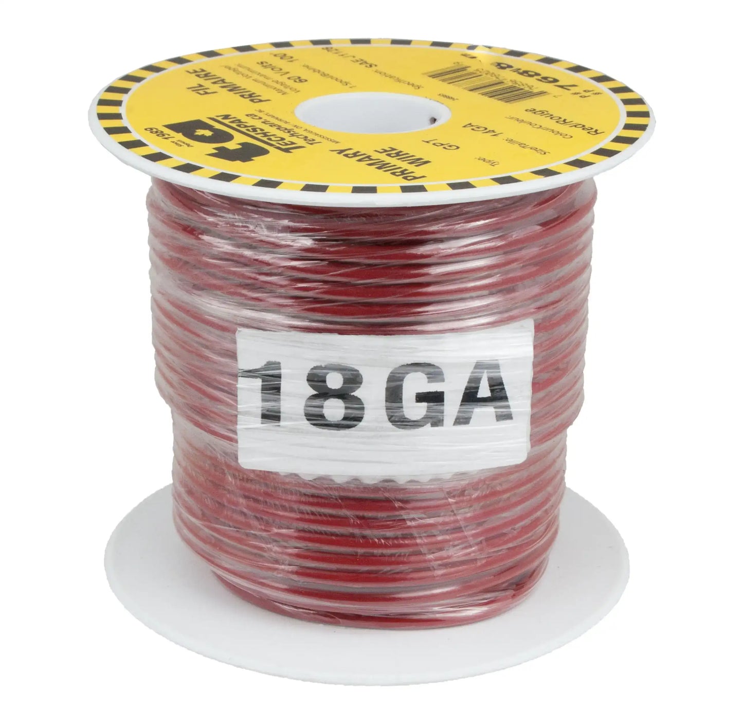 GPT (General purpose thermoplastic) primary wire - 18 ga - 100ft - red