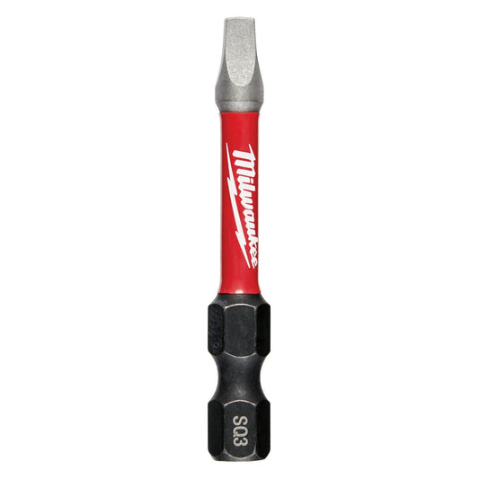 Shockwave™ 2 In Impact Square Recess #3 Power Bits 25pk