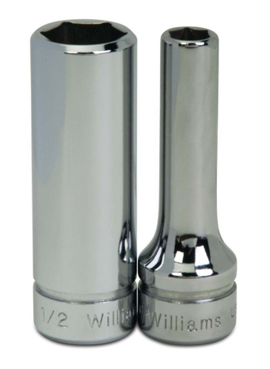 3/8 Inch Drive 6-Point Metric 24 mm Deep Socket