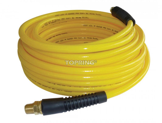 Polyurethane Hose 1/4 I.D. 100 Feet 1/4 (M) NPT, Topmax Model