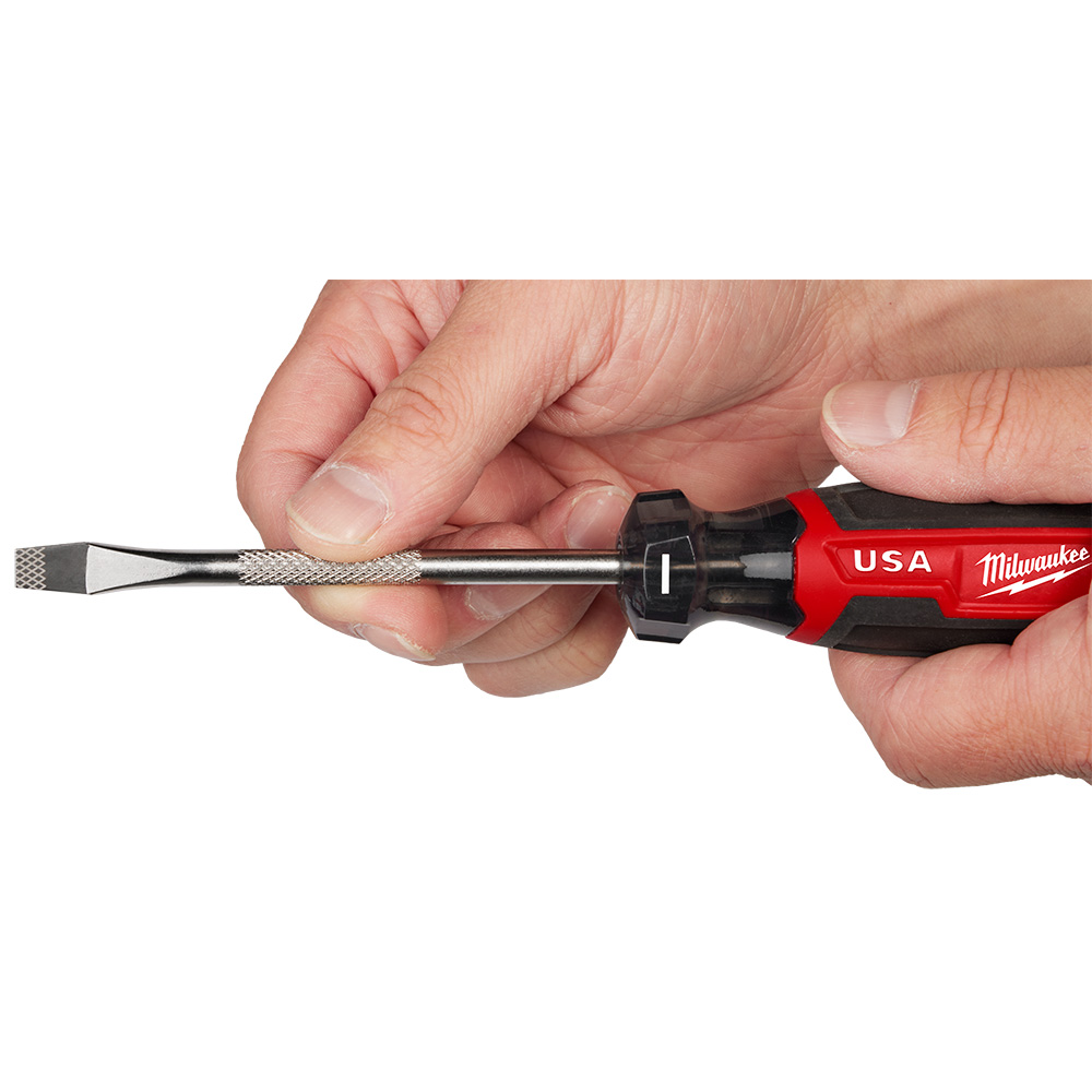 1/4" Slotted 4" Cushion Grip Screwdriver