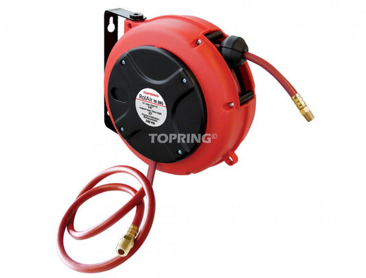 Hose Reel With 1/4 I.D. 27 ft. Polymer Hose, Rolair Model