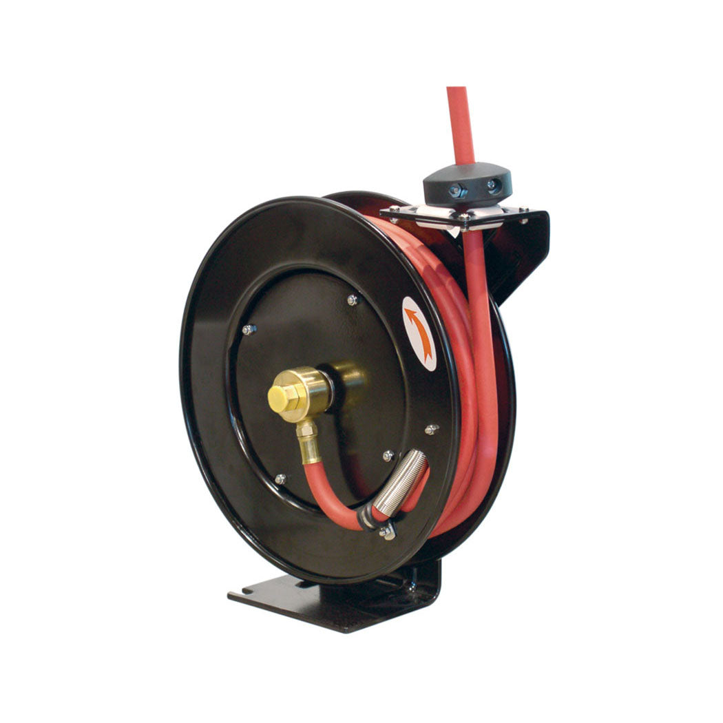 Hose Reel With 3/8 I.D. 50 ft. Rubber Hose, Topreel Model with Superflex Hose