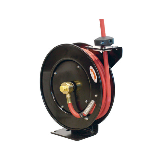 Hose Reel With 3/8 I.D. 50 ft. Rubber Hose, Topreel Model with Superflex Hose