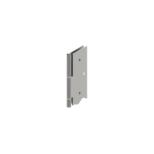 83'' concealed leaf continuous hinge with 1/8" inset satin stainless steel finish