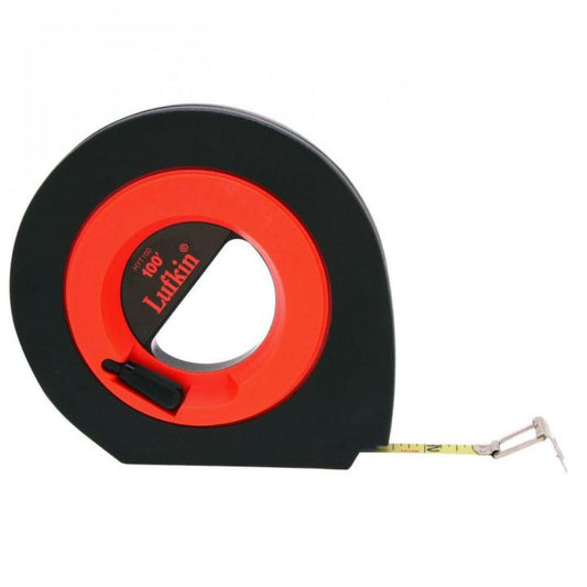Le ruban long en acier Crescent SpeedWinder possède une lame 60 % plus épaisse que le ruban standard. Son boîtier à fort impact se rembobine 4 fois plus vite que les modèles conventionnels. L'ouverture centrale des bobines et le pliage des crochets d