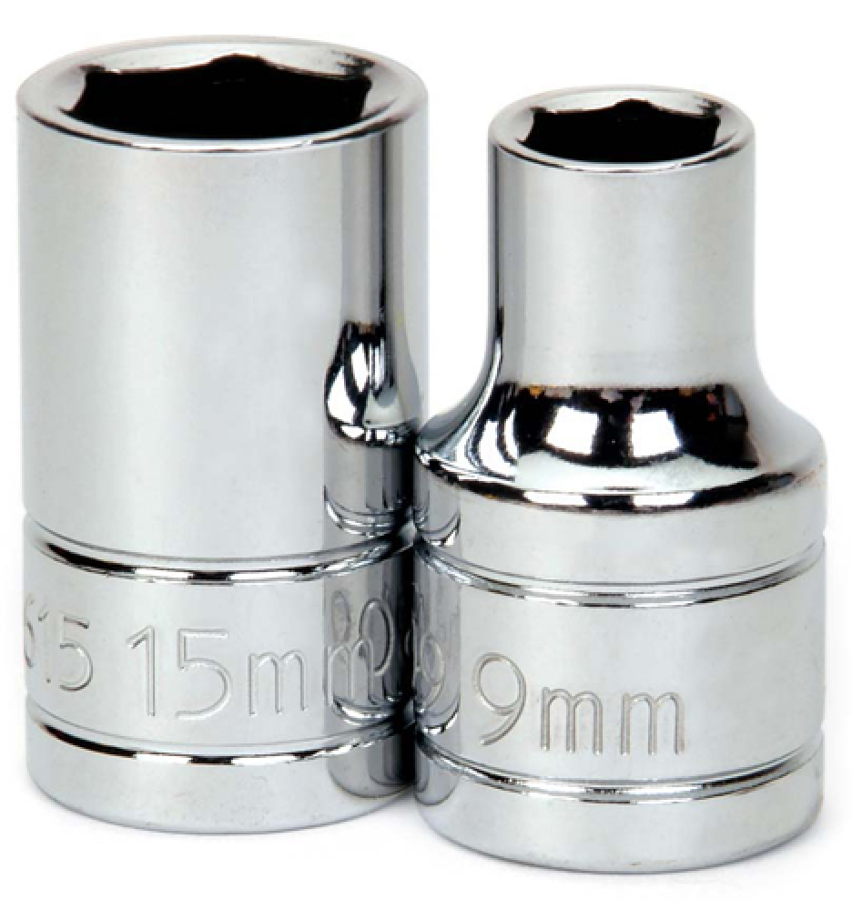 Drive 6-Point Metric 10 mm Shallow Socket 1/2"
