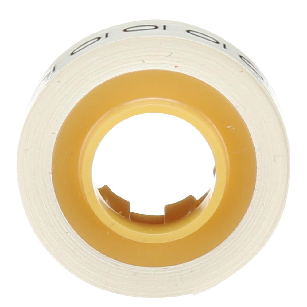 3M™ ScotchCode™ Wire Marker Tape Refill Roll, SDR-0, number 0, 5.46mm x 2.4m, 10/pk