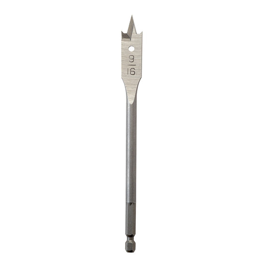 Flat Boring Bit 9/16 In x 6 In