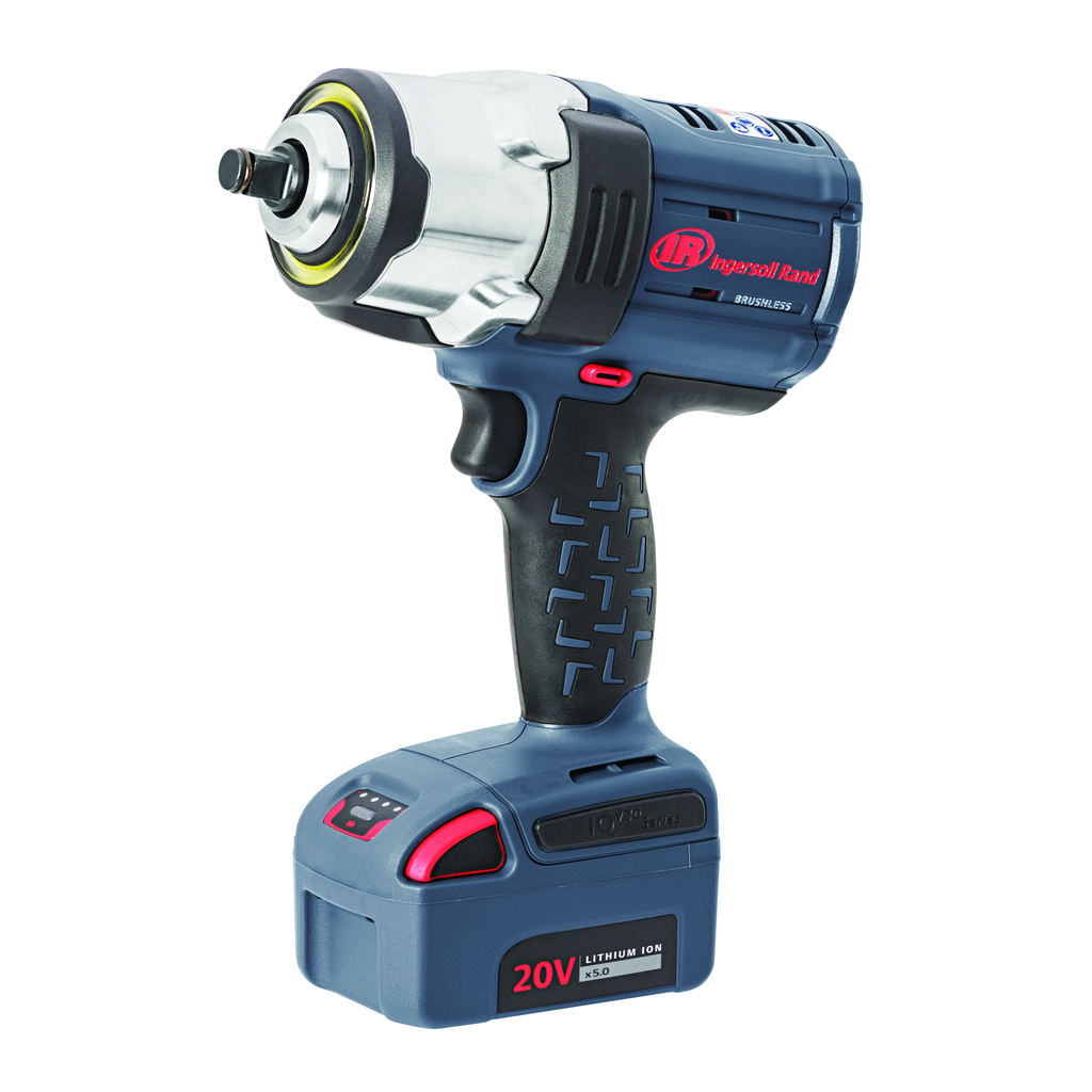 Cordless Impact Wrench Kit, 20V High Torque, 1/2 In, 1500 Ft-Lb, With 2 Batteries And Charger