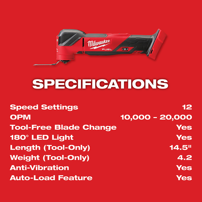 M18 FUEL™ Oscillating Multi-Tool Kit