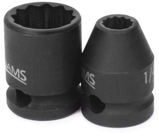 3/8 Inch Drive SAE 7/16 Inch Impact Shallow Socket