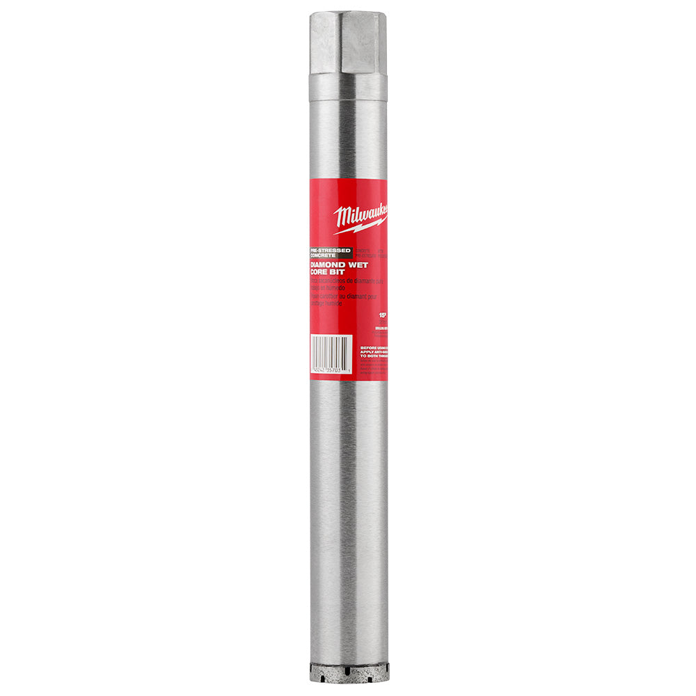 Pre-stressed Diamond Wet Core Bit 1-1/2"