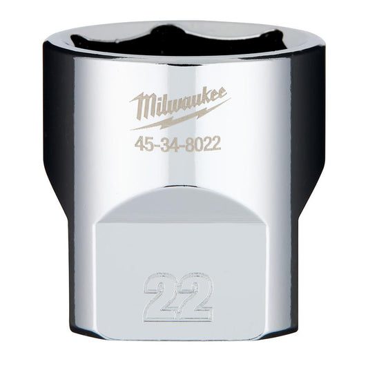 3/8 in. Drive 22mm  Standard Socket