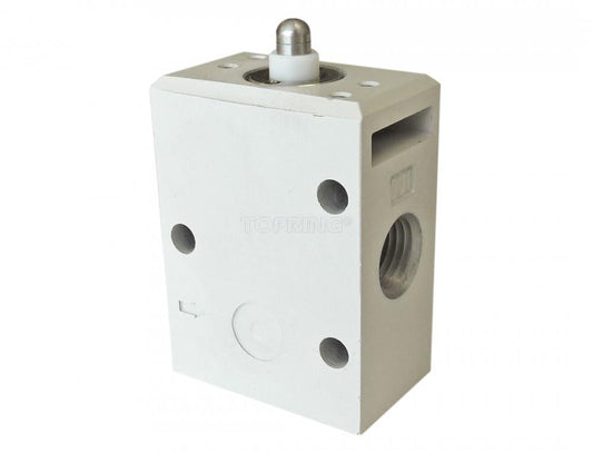 Vanne Mécanique 3/2 Voies avec Bouton-Poussoir, 1/4 NPT